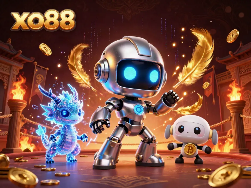 Engage in action at xo88 with vibrant characters, dynamic gaming elements, and atmospheric effects.