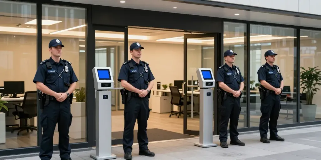 Security personnel providing trusted local services in London.