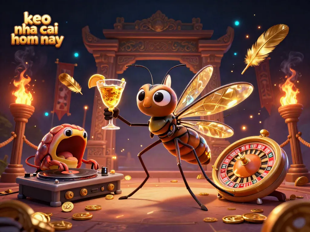 Engage with keo nha cai hom nay as dynamic casino characters come to life in an energetic 3D setting.