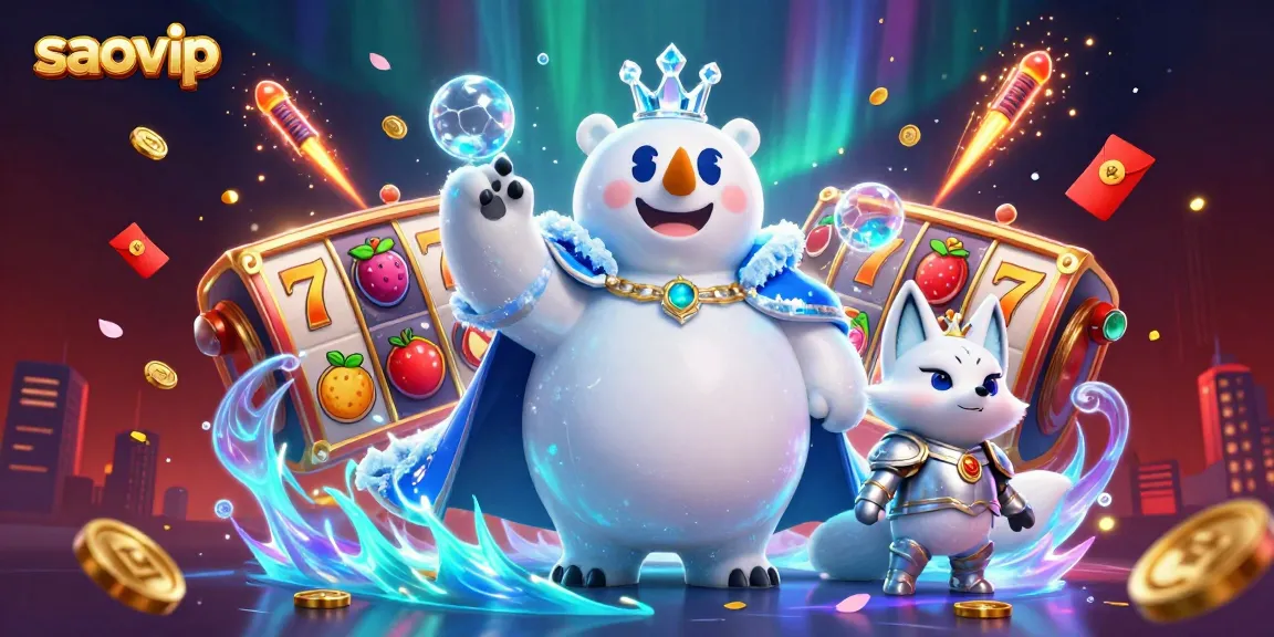 Experience thrilling jackpots and rewards with saovip's animated casino adventure.