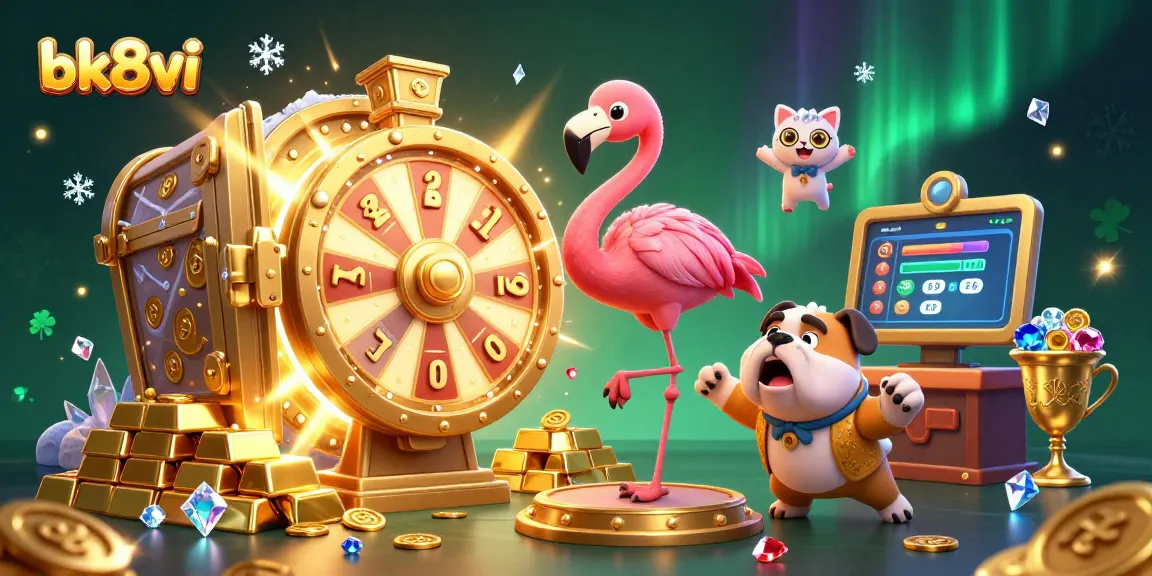 Experience the excitement at bk8vi with a vibrant casino scene showcasing thrilling game action.