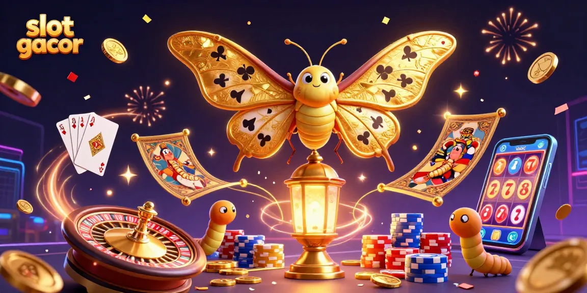 Experience the excitement of slot gacor with a vibrant casino scene featuring engaging characters and dynamic game elements.