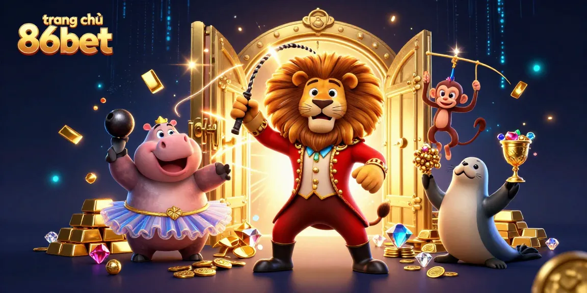 Experience the exciting wereld of gaming at trang chủ 86bet with vibrant characters and treasures.