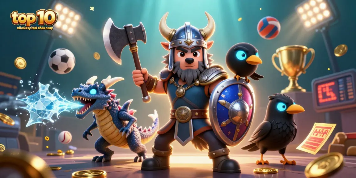 Experience the top 10 nhà cái uy tín nhất hiện nay in an immersive 3D casino scene with dynamic characters.