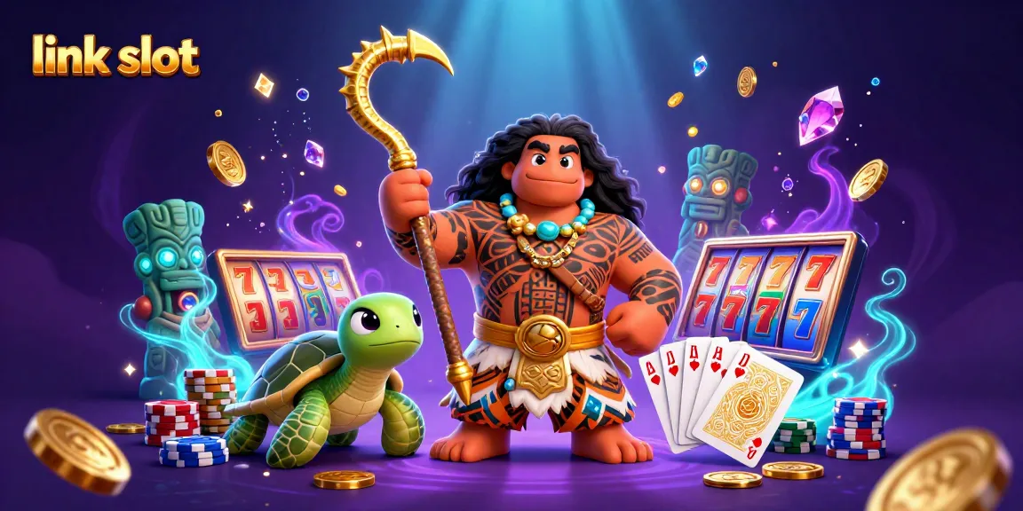 Experience the thrill of winning with link slot featuring dynamic slot reels and vibrant characters in action.