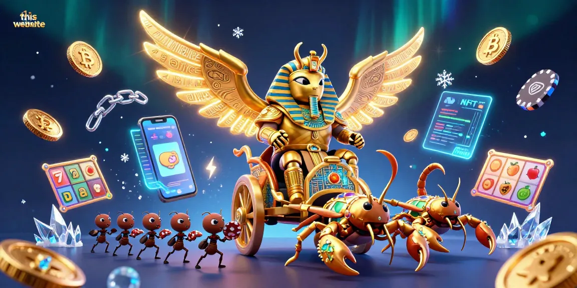 Spin and win on this website with a vibrant 3D casino illustration filled with exciting gaming elements.