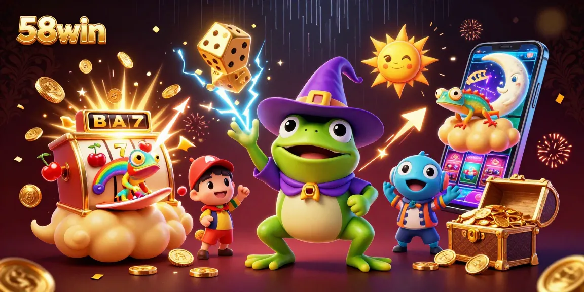 Experience thrilling jackpots and vibrant gameplay at 58win's dynamic casino scene.