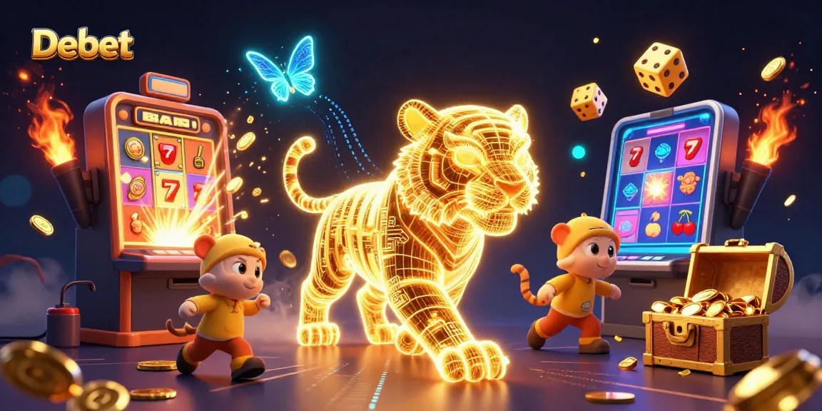 Experience thrilling gameplay with Debet's vibrant casino adventures full of energized characters and rich graphics.