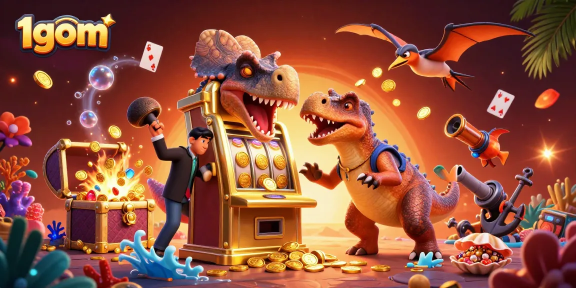 Catch golden wins at 1gom with dynamic casino action featuring dinosaurs and jackpot excitement.