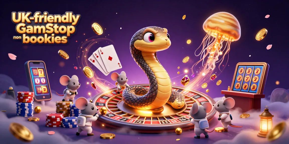 Bet on UK-friendly non GamStop bookies in this vibrant cosmic casino scene
