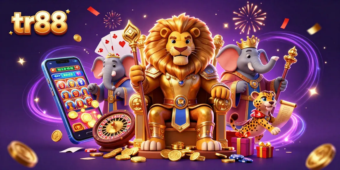 tr88 ignites excitement with a fierce lion king and mesmerizing slot game action