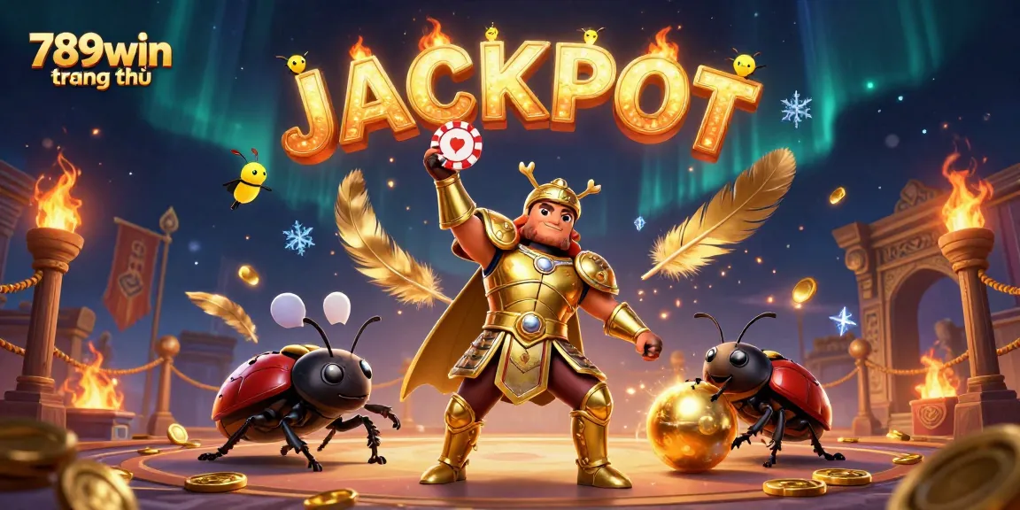 Engage with thrilling gameplay at 789win trang chủ as a hercules beetle celebrates victory over poker.