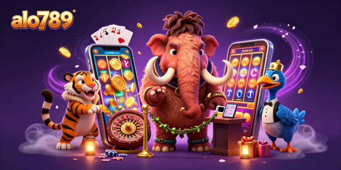 Experience vibrant casino thrills with alo789's lively characters and dynamic gaming elements.