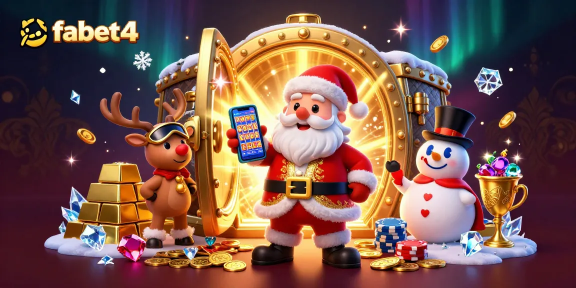 Spin to win big with fabet4 in this vibrant 3D casino scene!